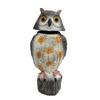 Cross-Border Owl: Outdoor Bird-Scaring, Rodent-Repelling Resin Ornament with Head Movement