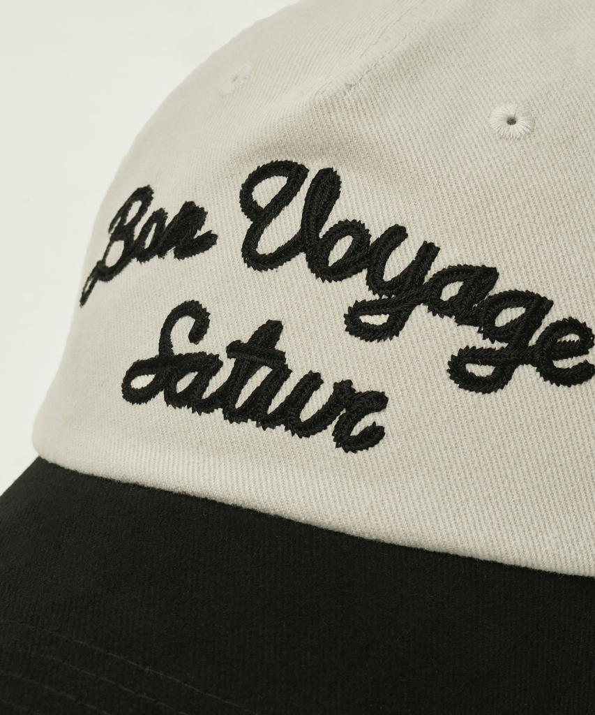 Seteo Bon Voyage Contrast 5 Panel Ball Cap Cream