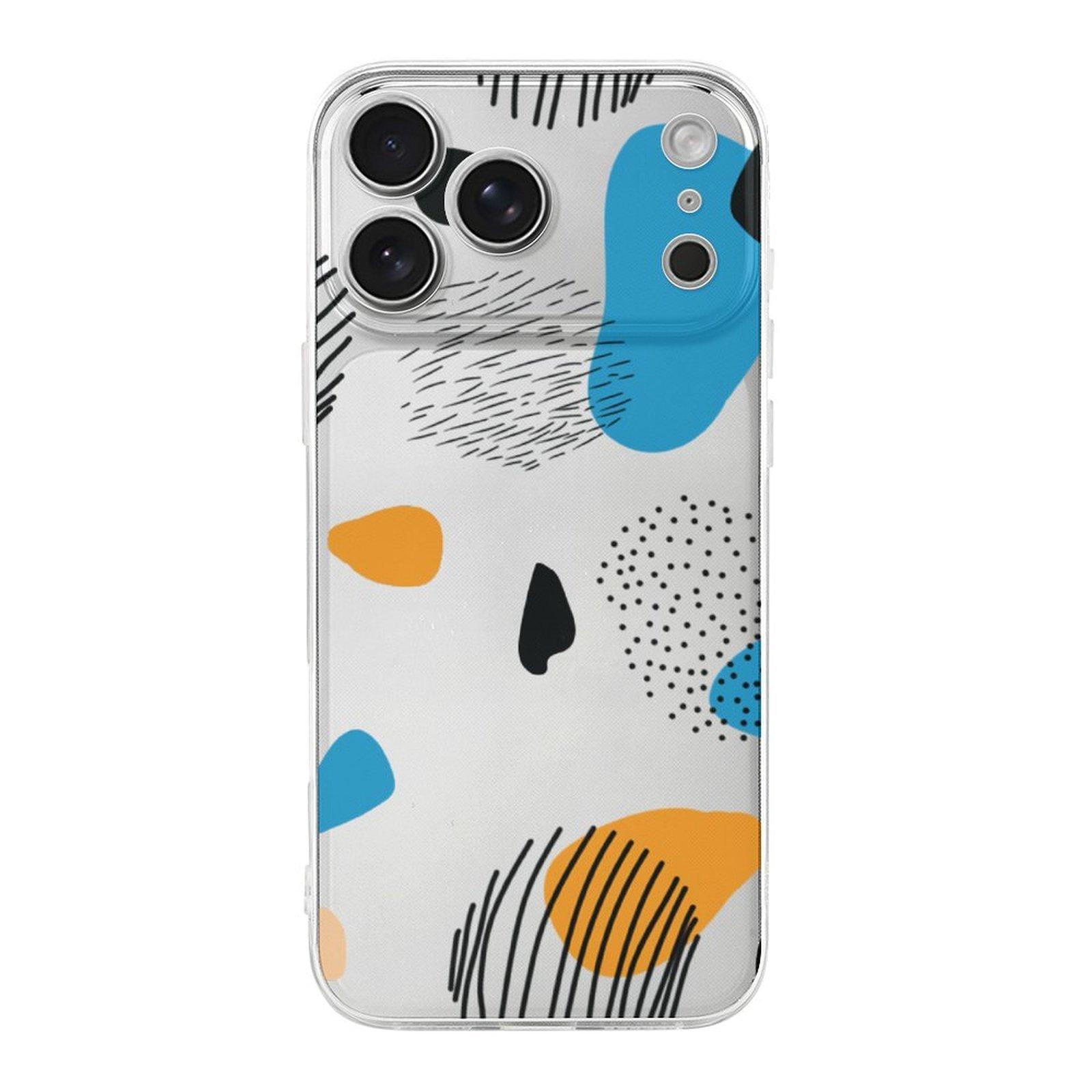 

1 Pack For Iphone 17/17Air/17Pro/17ProMax TPU Clear Case With Corner Cushion, Drop Absorption, Anti-Scratch Finish, and Raised Screen Edge IPHONE-17ProMax белый