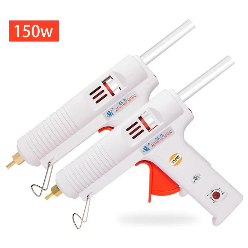 1 Pcs 80-150W Hot Melt Glue Gun - Adjustable High Temperature Heat Gun (AC110-240V) for 11mm Glue Sticks & Graft Repair
