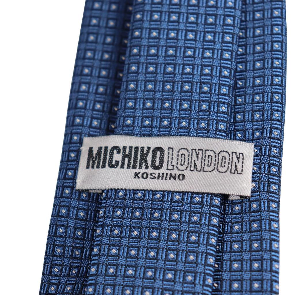 [Michiko London] Necktie, Gift Box Included, Italian Fabric, Made in Japan, Small Pattern, SilkCotton, Brand Name, Gift, Present, Men'sWomen's,