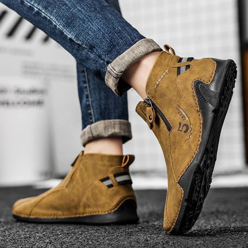 Модные кроссовки мужские повседневные туфли уличные нескользящие мужские ботильоны высокого качества кроссовки мужские короткие ботинки с плоским дном обувь для мужчин