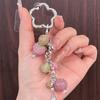 Sparkling Strawberry Keychain Zinc Zinc Alloy Bag Charm Sweet Phone Charm  Car Key Charm
