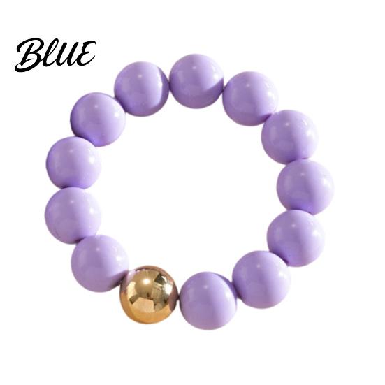 Ladies Bracelet Beaded Jewelry for Women Acrylic Big Beads Choker