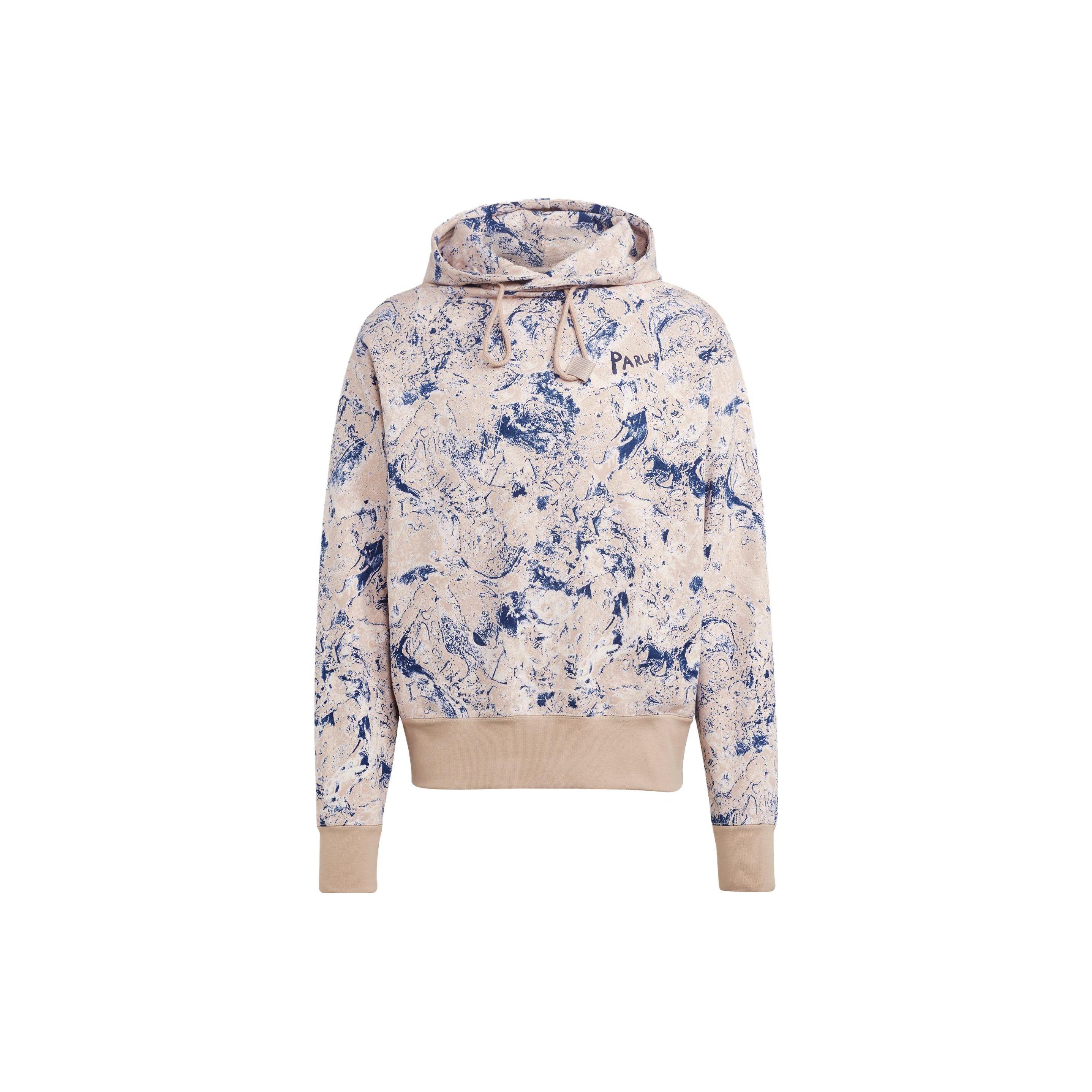 adidas x Parley Unisex All-Over Print Hoodie Multi-Color HR6993 S