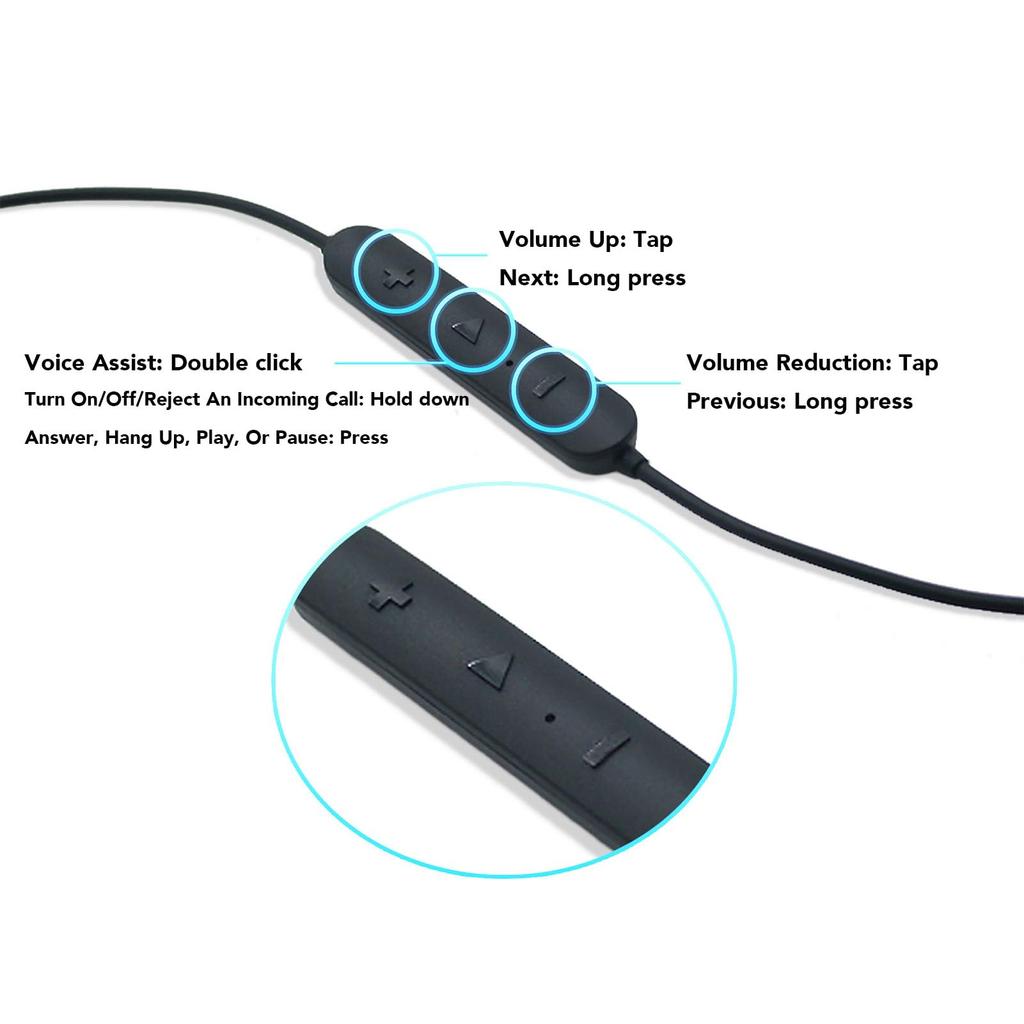 Sennheiser IE100 Pro IE400 Pro IE500 Pro Bluetooth Headphone Cable Adapter with Mic Controller Neck Headphone Cable Replacement Earphone MMCX Adapter