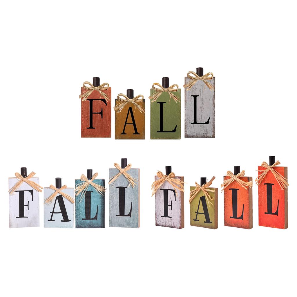 Fall Home Decor Thanksgiving Signs, Wooden Dining Table Signs, Vintage  Block Signs  Fall Fall Home Decours