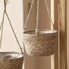Garden Hanging Planter Macrame Plant Storage Basket Jute Rope Handicraft Woven Indoor Outdoor Flower Pot Holder Plant Home Decor