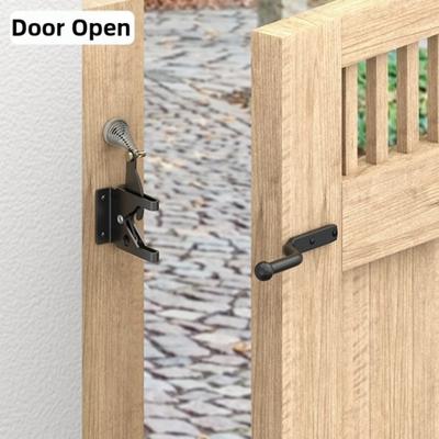 Heavy Duty Automatic Gate Latch with Bolt and Screws Designed for Slam Catch Garden and Ranch Fits Single and Double Doors