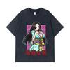 275 GSM Washed T-shirts 100% Cotton One Piece V68 Boa Waifu Print Unisex Heavy Cotton T Shirt