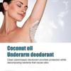 Kokosový olejový deodorant do podpaží, Zesvětluje zápach podpaží Osvěžující a voňavý antiperspirační krém