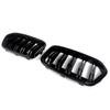 Car Styling Front Kidney Grille Dual Slat Grille For BMW X2 F39 2018-2023 Racing Grills Glossy Black Car accessories RDMEV1