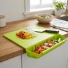 2-in-1 Vegetable Cutting Board Thicken Plastic Food Container  Food Preparation