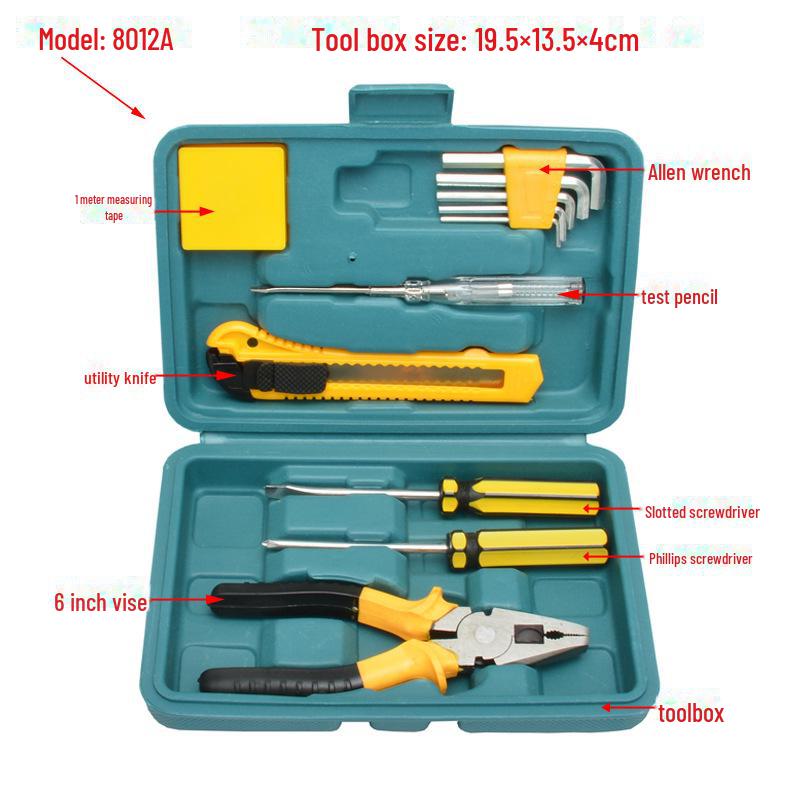 8, 9, 12, 13, 16-Piece Household and Car Repair Tool Kit
