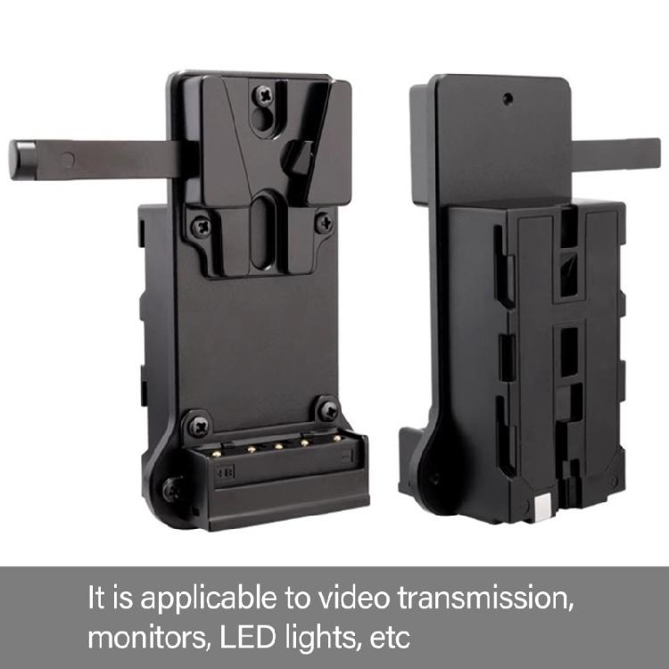V Type Power Adapter Plate For Camera F550 F970 Battery Replacement V-Lock Battery Plate Adapter