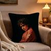HIPHOP Singer KKwn RNB Pillow Case Soft Plush Cushion Cover Double Print and Invisible Zipper for Sofa Home Car Use