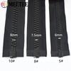 2 ks 60-300 cm #5 #8 #10 Pryskyřičné zipy Dvojité jezdce Černé zapínání na zip Venkovní stan Dveřní závěsné zipy Opravná sada