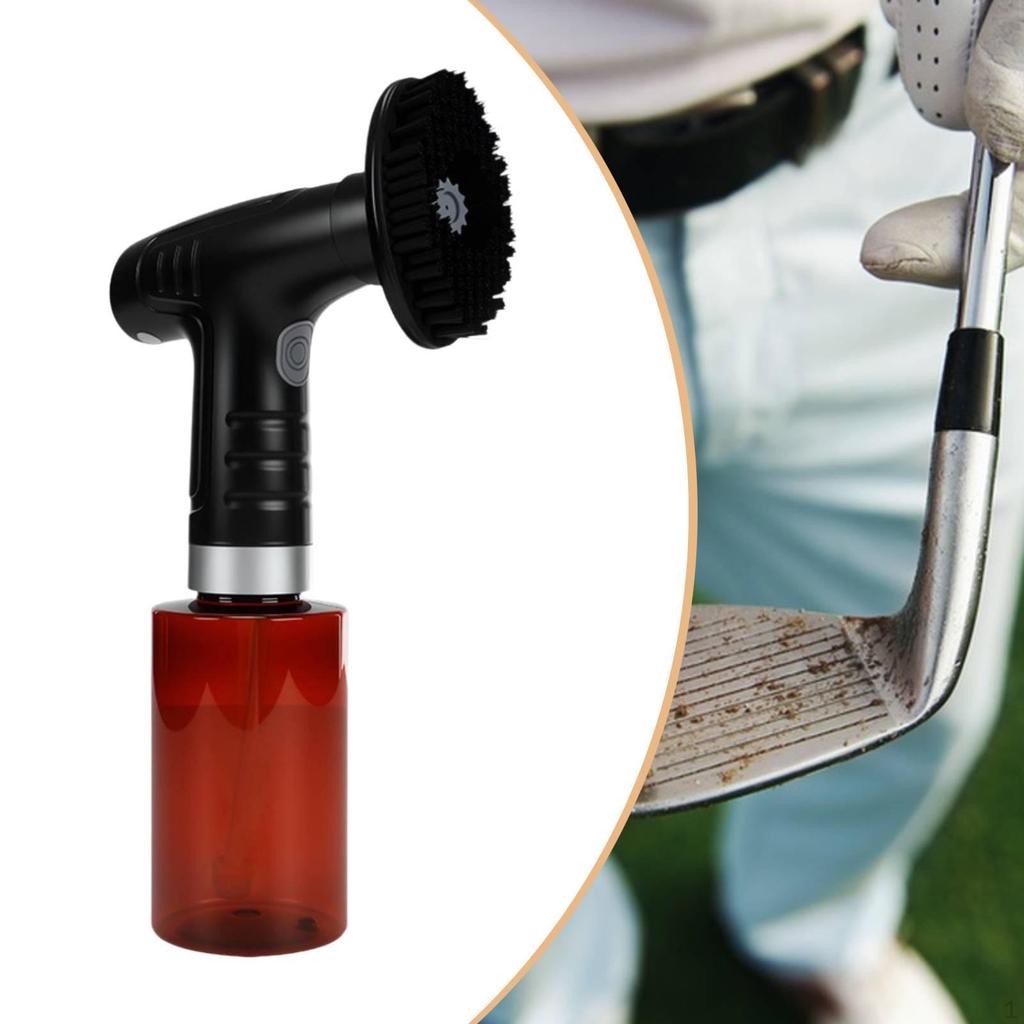 Electric Golf Club Cleaner Brush Compact Men Women Waterproof Portable