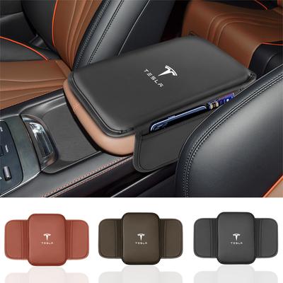 Car Styling Center Console Arm Rest Lid Auto Central Armrest Box Pad For Model 3 Model S Model X Y 2020 2021 2022 Roadster