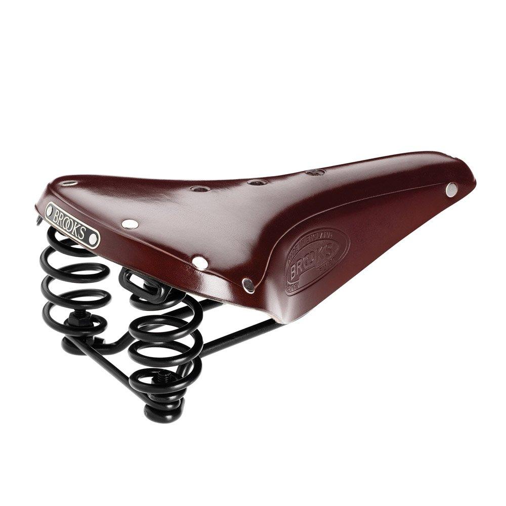 BROOKS B17 Leather Saddle with Flyer Brown Japanese Spring, (Official Product)