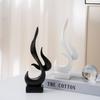 Modern Flame Small Sculpture Resin Home Decor For Living Room And Office Gift