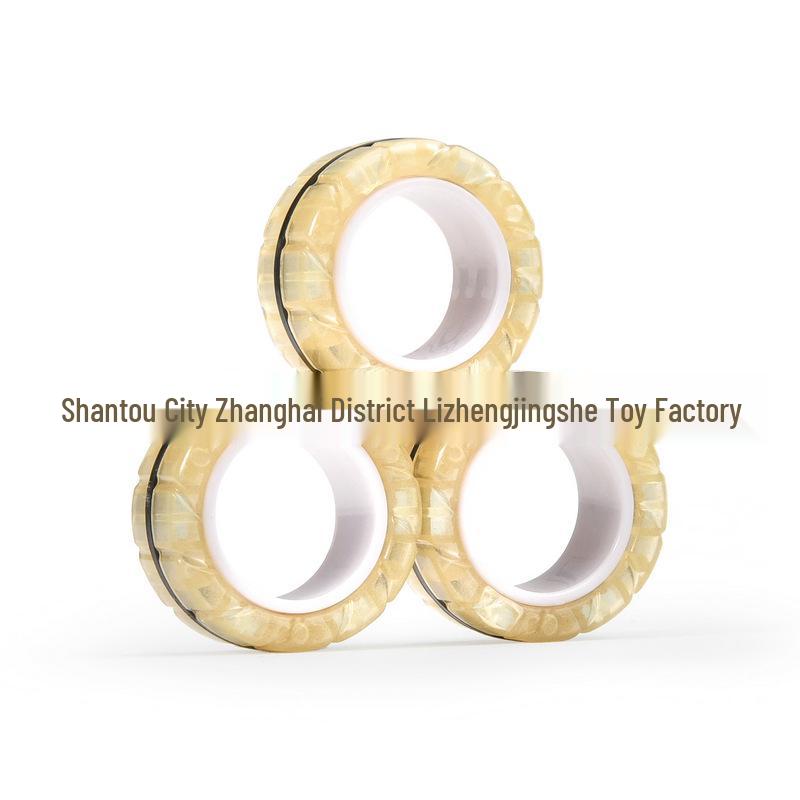 Magnetic Tire-Style Spinner Bracelet - Decompression Toy Finger Spinning Top