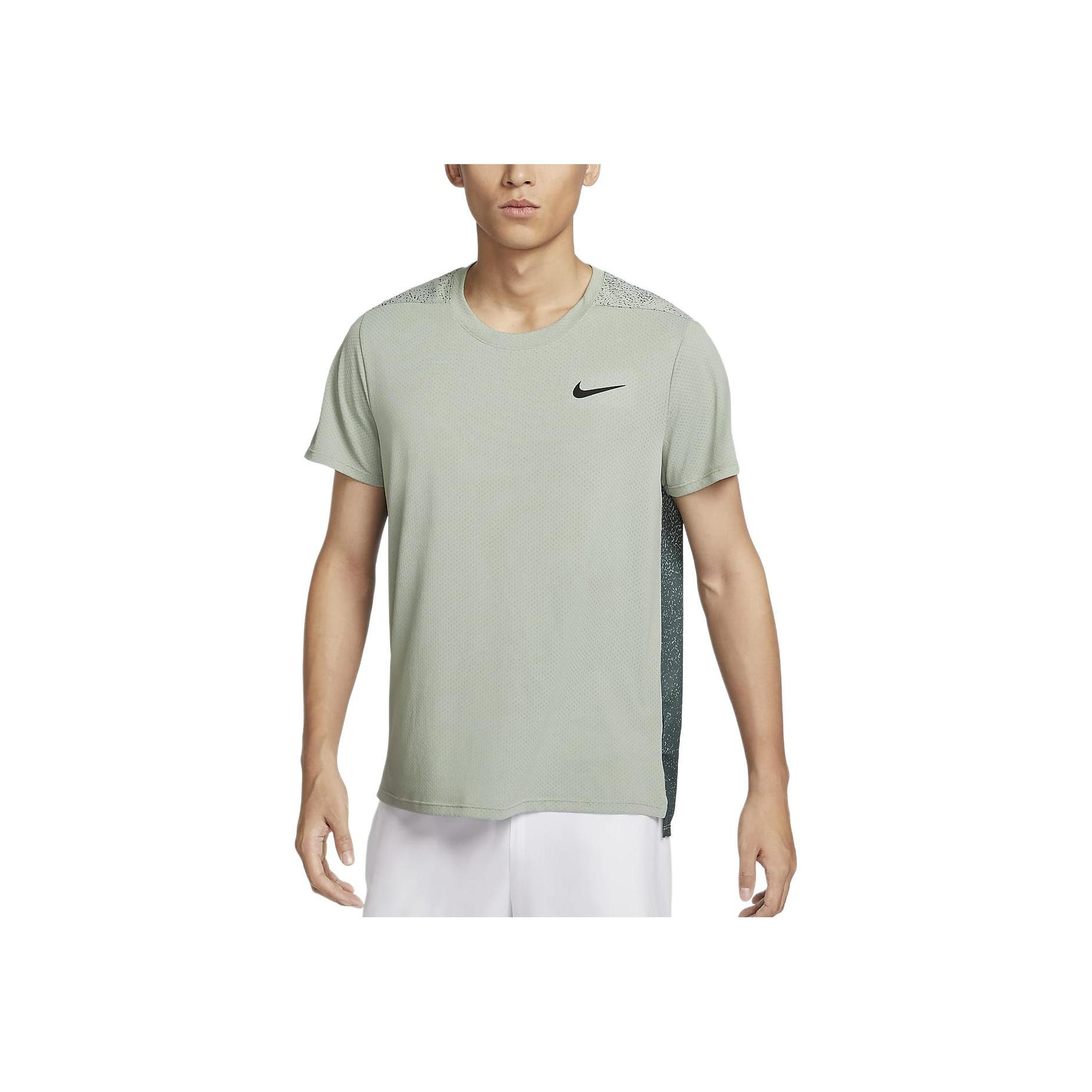 

Nike Court Slam Dri-Fit Fashion Breathable Quick-Dry Tennis Shirt Men Tops Horizon-Green FQ2019-370 S