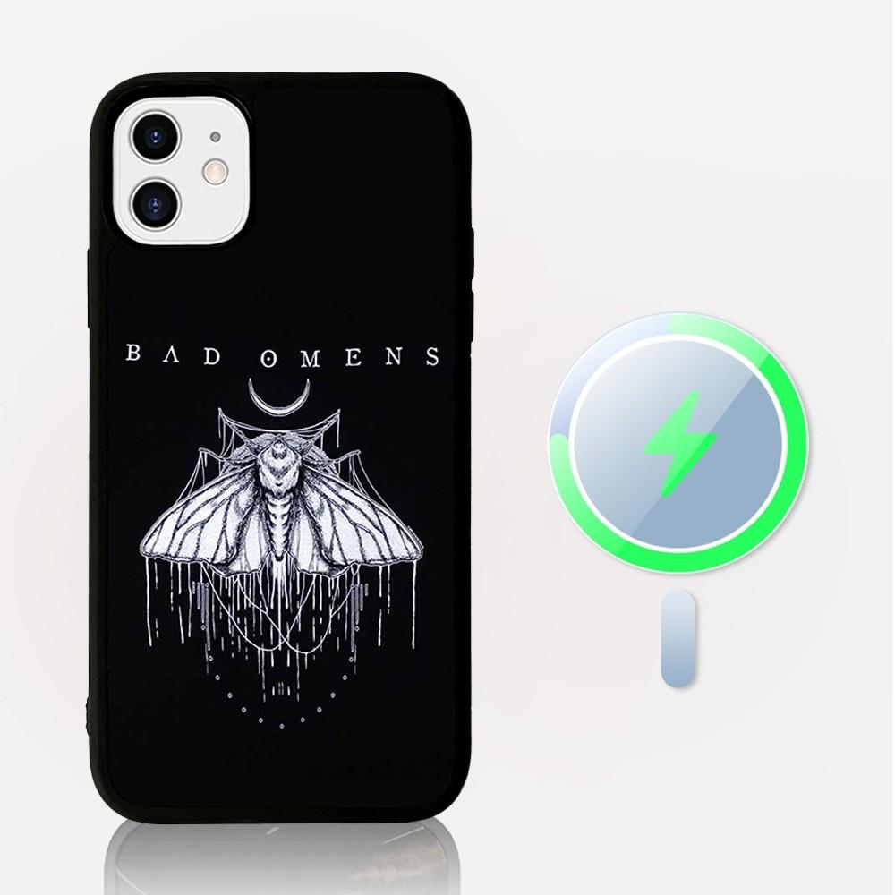 Bad Omens Music Band Phone Case Magesafe Magnetic Wireless Charge Case For iPhone 16 11 12 13 14 15 Pro Max Plus Mini