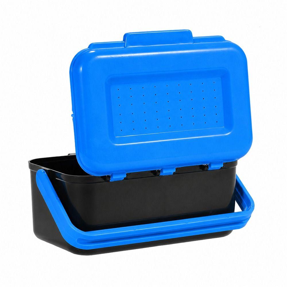 2PCS Plastic Fishing Bait Box with Clip Worm Storage Case Fishing Lure Box  Fishing Accessories