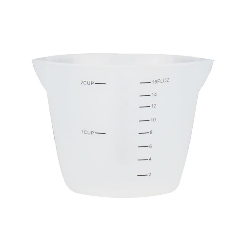 Heat-Resistant Silicone Measuring Cup Set: 125ml & 250ml - Ideal for Kitchen and Baking