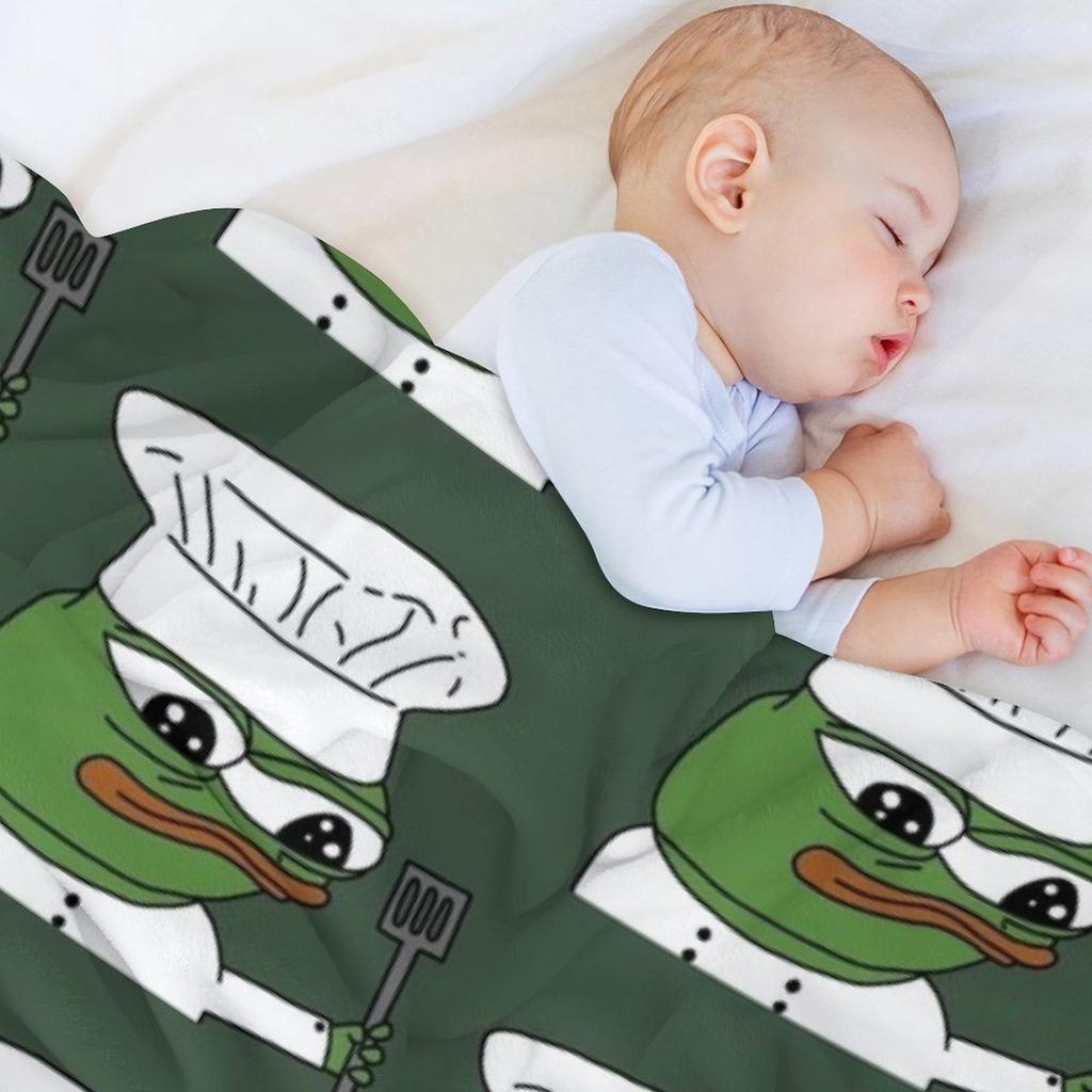 Peepo Chef Throw Blanket Soft Beds Soft Plaid Plaid On the Sofa Shaggy Blankets