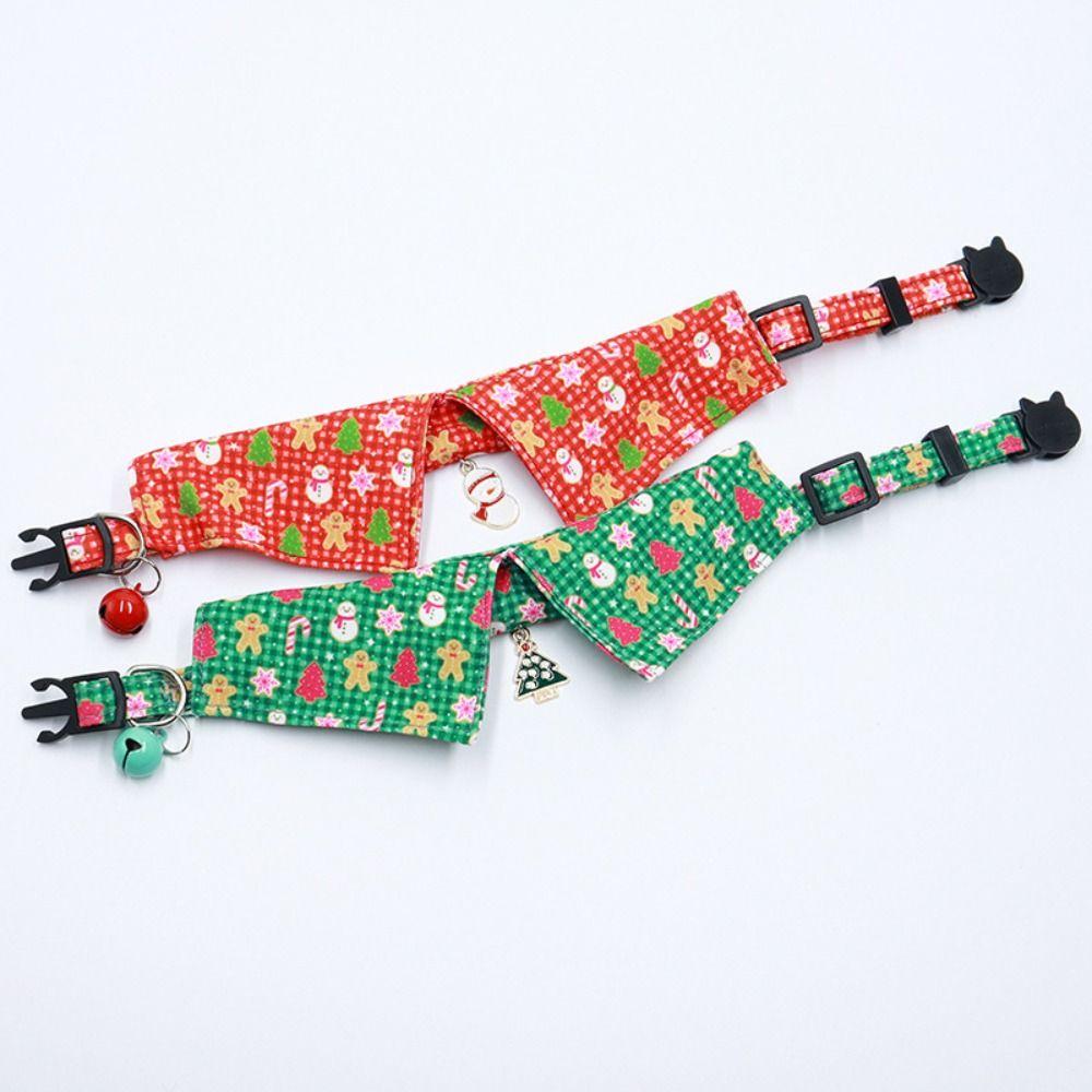 with Bell Kitten Bowties Collar Necklace Adjustable Kitten Christmas Bow Collar  Autumn