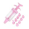 8Pcs Plastic Piping Nozzles Set For Cake Cookie Cream Puff Decorating With 8 Different Designs Food Grade PP Material