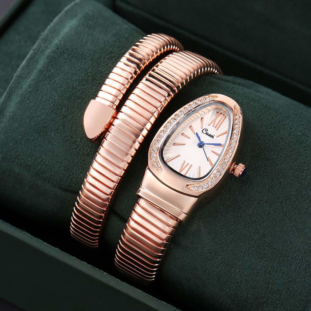 Schlangenarmbanduhr Damenarmbanduhr Quarzuhr