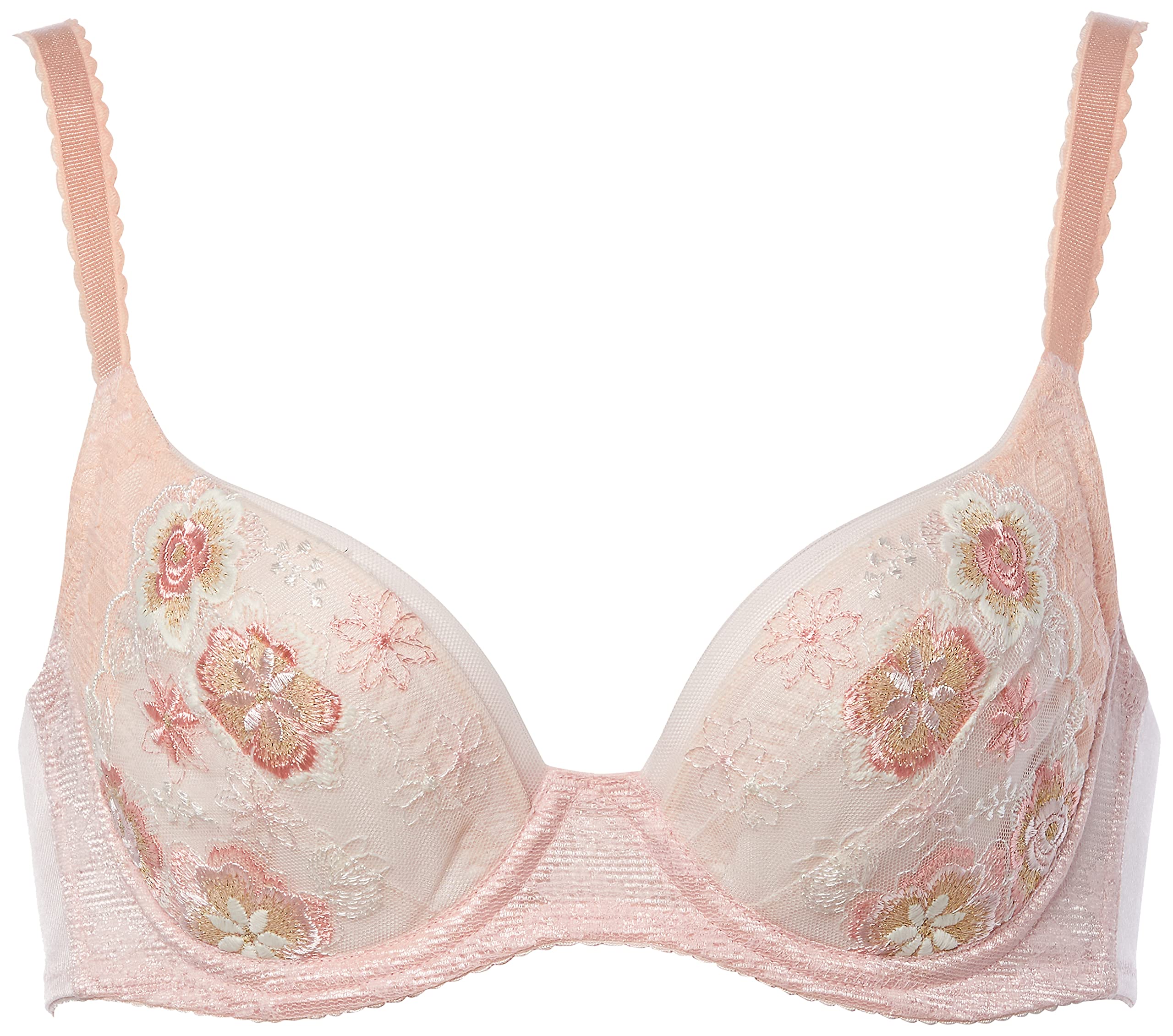 

Beautiful Luxury Slim Shell Size B65 to Japanese size Wing/Wacoal Bra, Bra, Type, 3/4 Cup, KB2953, Women s, Pink, (equivalent S)