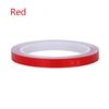 Hot Sale 6 Colors Motorcycle Rim Tape Reflective Wheel Stickers Warning Effect Decals Vinyl Waterproof Bright Car Stickers