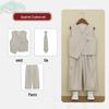 Boys' Chinese-Style Embroidered Velvet Vest and Suit for Autumn/Winter Photography and Performance