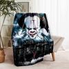 1pc Blanket Pennywise the Dancing Clown Print Design, Lightweight Blanket for Sofa, Bed- Soft &Warm, Gift for All Seasons Like Christmas, Halloween