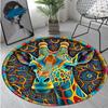 Animal Circular Rug - Office Decorative Carpet For Living Room Bedroom Door Mat Floor Rug Computer Chair Area Rug