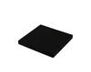 Light Rubber Block Black 10×100×100mm GR10-10