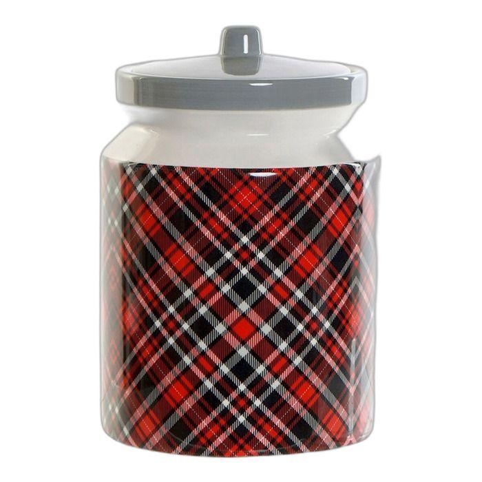 Pot De Décoration - DKD Home Decor - Aluminium/Dolomite - Noir/Rouge/Gris - 15x15x22 Cm - 27 L