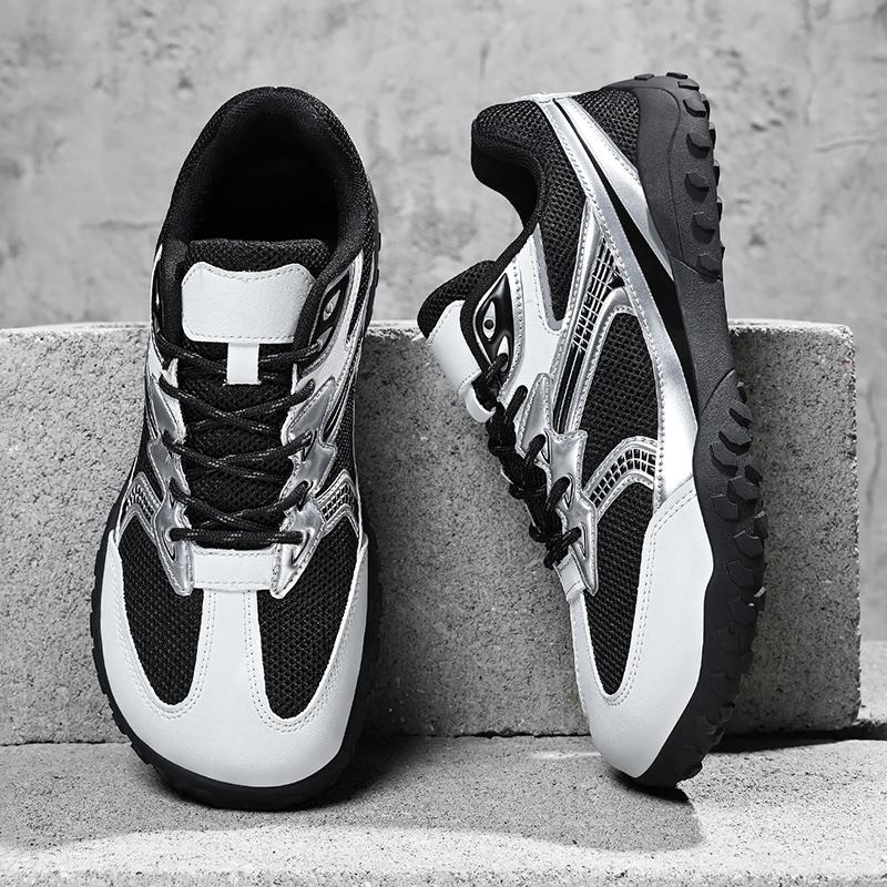 TUINANLE New Arrival Couple Sneakers Wide Fit Outdoor Minimalist Black Casual Shoes for All Day Wear