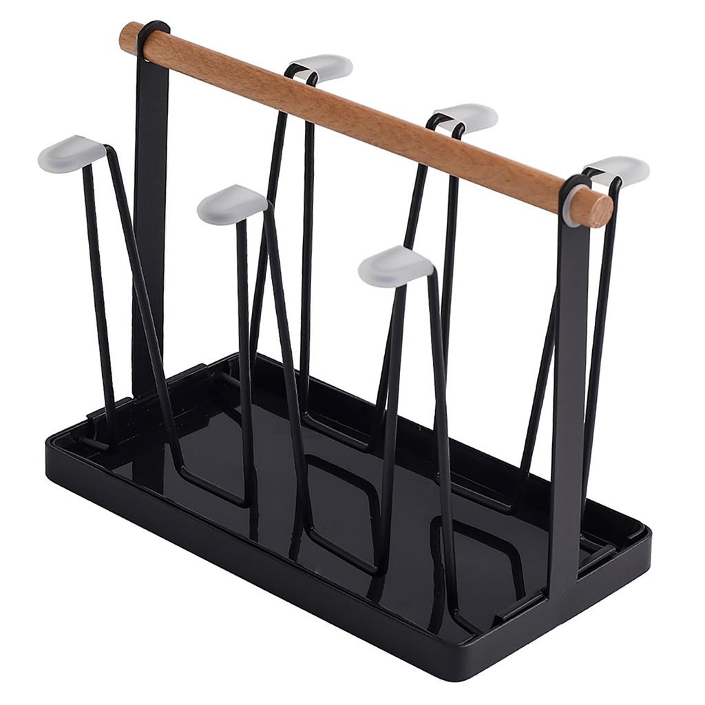 Cup Drying Rack Iron Art Mug Draining Holder Multi Functional Kitchen Cup