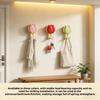 Tulip Suction Cup Hooks Towel Rack No Drill Adhesive Hook Wall Mounted for Kitchen Bathroom, Vacuum Suction No Fall Off Heavy Duty