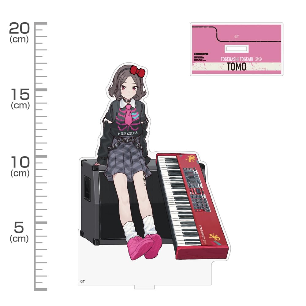 Suport acrilic 2D Cospa Girls Band Cry, ilustrație originală Satoshi Ebitsuka [Oficial] (Mare) Versiunea A-Photo