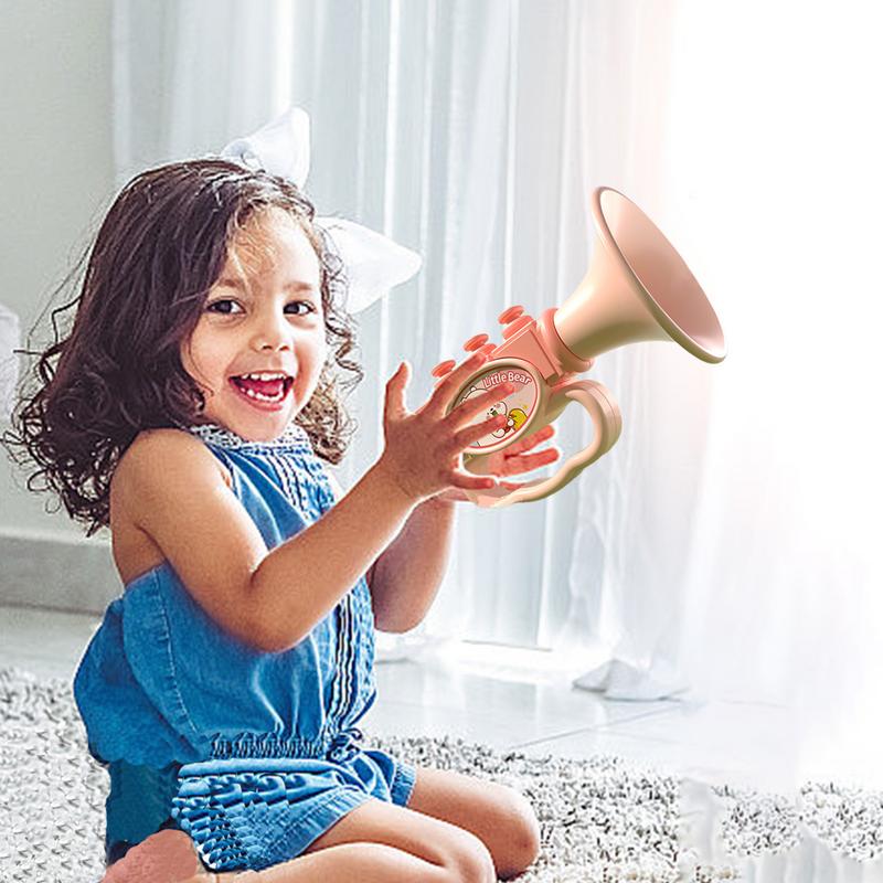 Trumpet Toy Cute Mini Trumpet Cartoon Clarinet Kids Music Instruments Blow Horn & Noise Makers For New Year Parties Kids Events