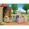 Sylvanian Families DF-19 Travel Set with White Rabbit Mother, Dollhouse Furniture, 3 Years and Up Toy