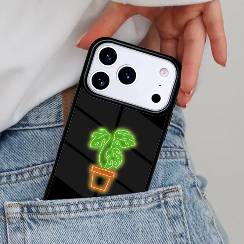 Neon Light Aesthetic Art Phone Case for iPhone 17ProMax 12 13 14 15 16e 17 Pro Max Plus Air Cover
