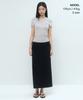MUSINSA STANDARD WOMAN [Cooltandard] Women'S Straight Maxi Skirt [Black]