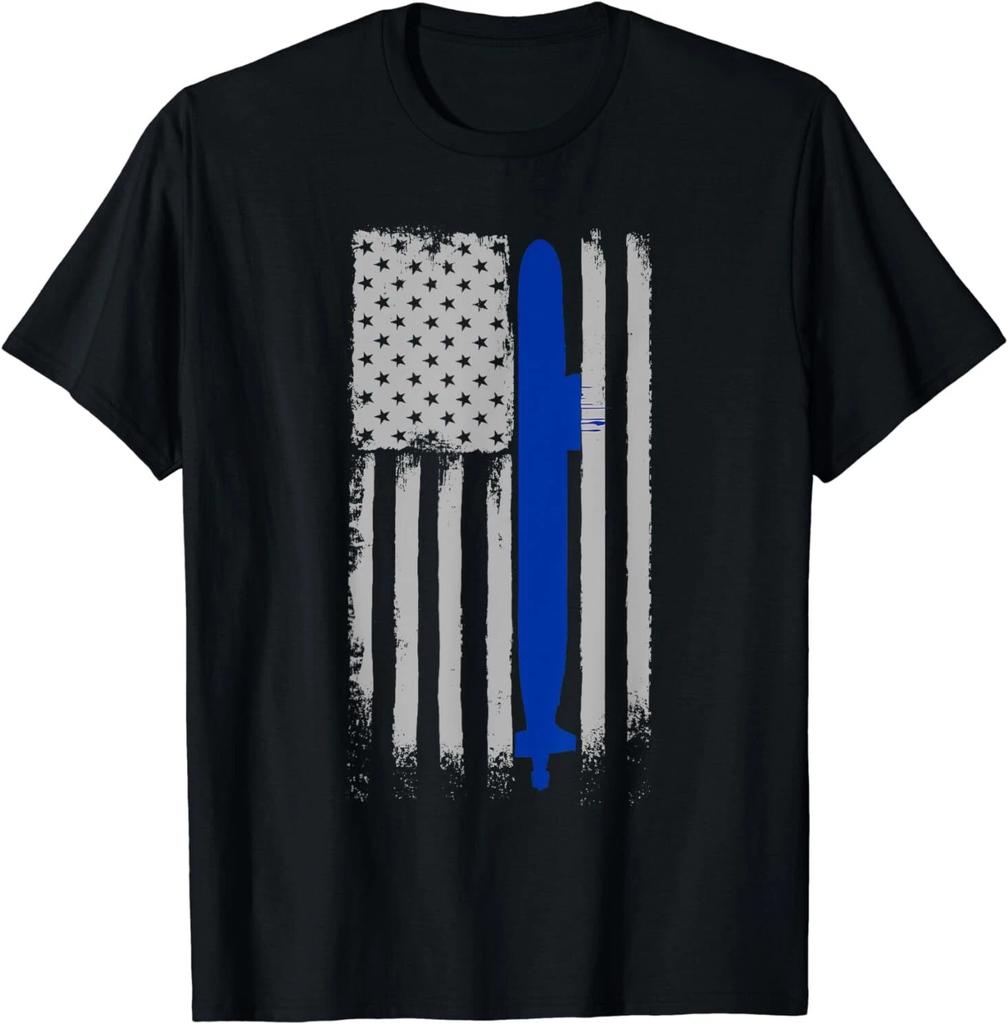 Men's and Women's T-shirts NEW LIMITED Submarine USA Flag Shirt Gift For Submariner Tee T-Shirt Size S-3XL